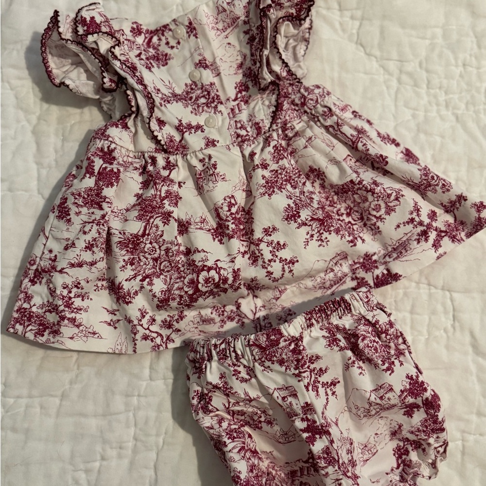 Janie and Jack Pink Floral Dress Set

Baby Toile Matching Set